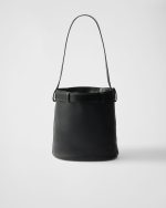 Prada Buckle leather bucket bag with belt - Image 4